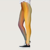 Abstrakte digitale Bi-Farb-Kunst Leggings (Links)