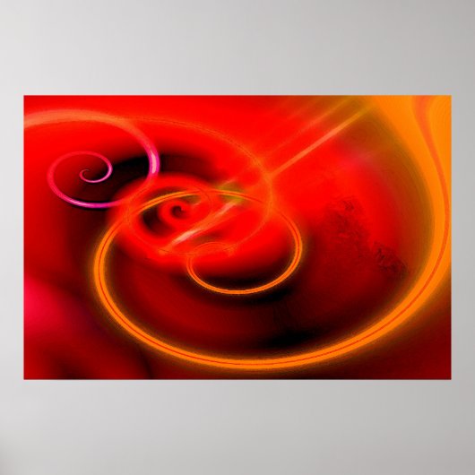 Abstrakte digitale Canvas zeichnen Poster (Vorne)