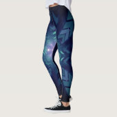 Abstrakte digitale Elektronik-Grafik Leggings (Links)