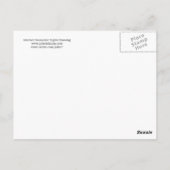 Abstrakte digitale Exploration - Postkarte 3 (Rückseite)