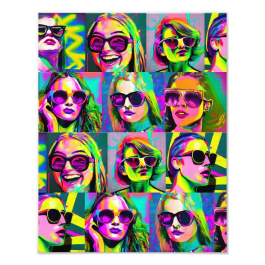 Abstrakte digitale Kunst Fotodruck (Vorne)