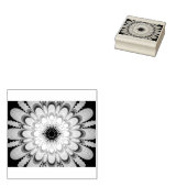 Abstrakte digitale Kunst Gummistempel (Stempel)