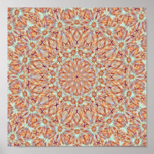 Abstrakte digitale Kunst Poster