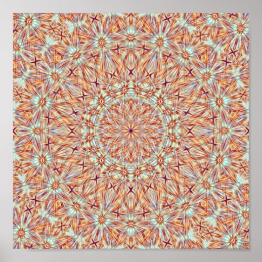 Abstrakte digitale Kunst Poster (Vorne)