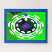 Abstrakte digitale Kunst Puzzle (Horizontal)