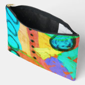 Abstrakte digitale Kunst Zubehörtasche (Offen)
