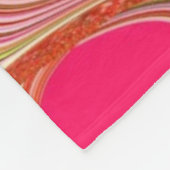 abstrakte digitale Kunstwerke  Fleecedecke (Ecke)