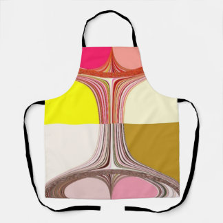 abstrakte digitale Kunstwerke  Schürze