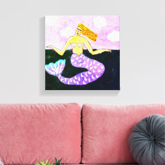 Abstrakte digitale Maid-Malerei Leinwanddruck (Insitu (Wohnzimmer))