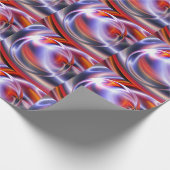 Abstrakte digitale Malerei Geschenkpapier (Ecke)