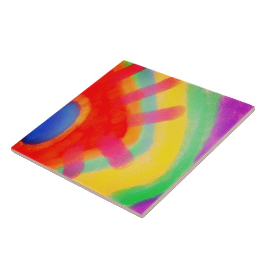 Abstrakte digitale Malerei vor Ort Fliese (Seite)