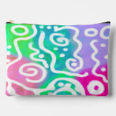 Abstrakte digitale Malerei Zubehörtasche (Vorderseite)