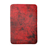 Abstrakte Digitalgrafik in Red Black Grunge Badematte (Vorderseite Vertikal)