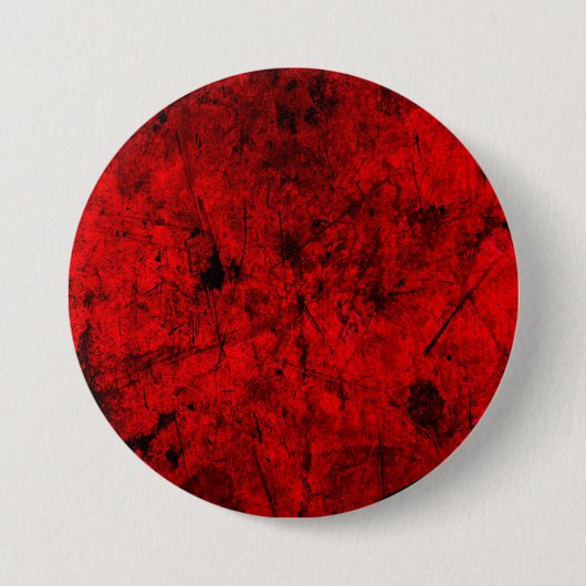 Abstrakte Digitalgrafik in Red Black Grunge Button (Vorderseite)