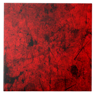 Abstrakte Digitalgrafik in Red Black Grunge Fliese