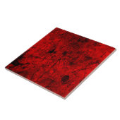 Abstrakte Digitalgrafik in Red Black Grunge Fliese (Seite)