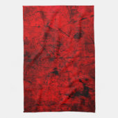 Abstrakte Digitalgrafik in Red Black Grunge Handtuch (Vertikal)