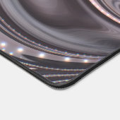 Abstrakte Dimension Rosa Pastellleuchte Schreibtischunterlage (Ecke)