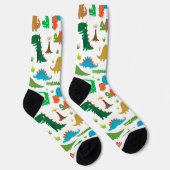 Abstrakte Dinosaurier Socken (Rechts)