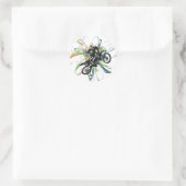 Abstrakte Dirt Bike Stickers (Tasche)