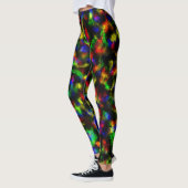 Abstrakte Disco Fox Leggings (Links)