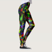 Abstrakte Disco Fox Leggings (Rechts)