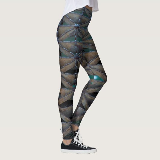 Abstrakte Dnutzbrücke Leggings (Rechts)
