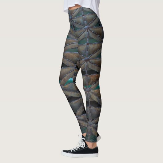 Abstrakte Dnutzbrücke Leggings (Links)