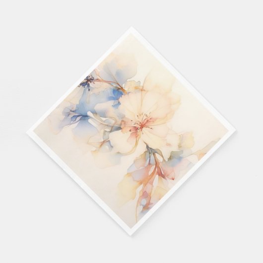 Abstrakte Dogwood-Blume Serviette (Ecke)