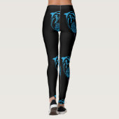 Abstrakte Dolphin-Leggings Leggings (Rückseite)