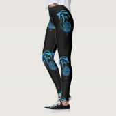 Abstrakte Dolphin-Leggings Leggings (Links)