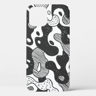 abstrakte Doodart Tarnung, schwarz Case-Mate iPhone Hülle