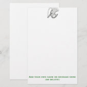 Abstrakte Doodle des Windrads Briefpapier (Vorne/Hinten)