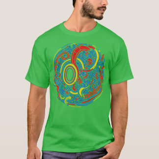 Abstrakte Doodle-Kunst T-Shirt