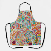 Abstrakte Doodulation Schürze (Vorderseite)