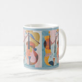 Abstrakte Doppelblase Kaffeetasse (VorderseiteRechts)