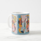 Abstrakte Doppelblase Kaffeetasse (Vorderseite Links)