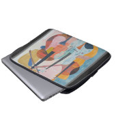 Abstrakte Doppelblase Laptopschutzhülle (Vorne Knopf)