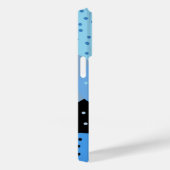 Abstrakte Dotty Blue Circles Case-Mate iPhone Hülle (Rückseite / Rechts)