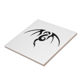 Abstrakte Drachekunst Fliese (Seite)