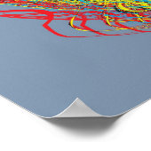 abstrakte Drachenfliege Poster (Ecke)