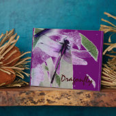 Abstrakte Dragonfly Art Fotoplatte (Seite)