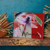 Abstrakte Dragonfly Art Fotoplatte (Seite)