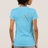 Abstrakte Dragonfly Kunst zu tragen T-Shirt (Rückseite)
