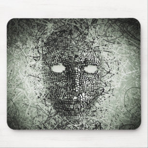 Abstrakte Drahtmaske Mousepad