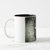 Abstrakte Drahtmaske Zweifarbige Tasse (Links)