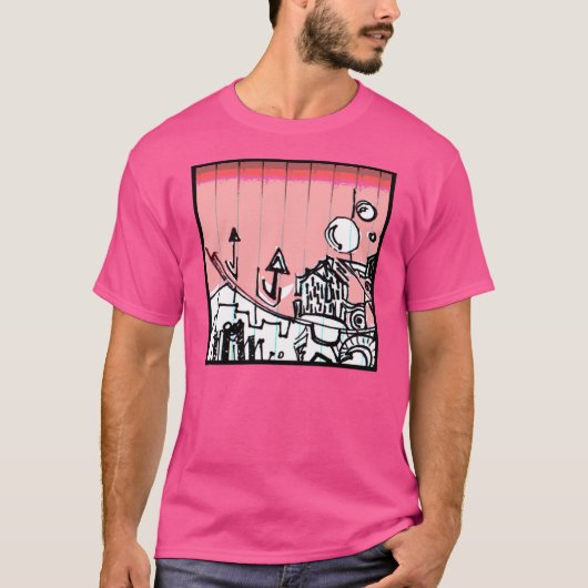 Abstrakte drei T-Shirt (Vorderseite)
