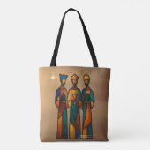 Abstrakte Drei Weisen Tasche (Rückseite)