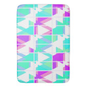 Abstrakte Dreiecke formen geometrische Druckmuster Badematte (Vorderseite Vertikal)