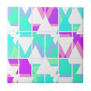 Abstrakte Dreiecke formen geometrische Druckmuster Fliese